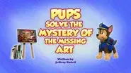 Pups Solve the Mystery of the Missing Art still