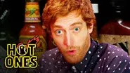 Thomas Middleditch Does Improv While Eating Spicy Wings still
