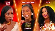 Keke Palmer vs. SZA vs. Issa Rae still