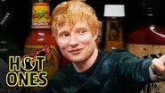 Ed Sheeran Tries to Avoid Failure While Eating Spicy Wings still