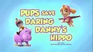 Pups Save Daring Danny's Hippo still