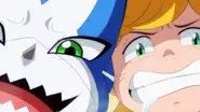 Share Your Power With Me. The Meeting of Rei and Hackmon. still
