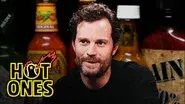 Jamie Dornan Gets Punched in the Face by Spicy Wings still