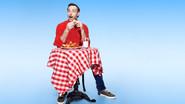 Will Forte with Måneskin still