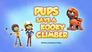 Pups Save a Kooky Climber still