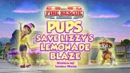 Fire Rescue: Pups Save Lizzy's Lemonade Blaze still