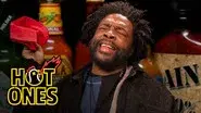 Questlove Refuses Defeat While Eating Spicy Wings still