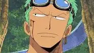 Fierce Mid-Air Battle! Pirate Zoro vs. Warrior Braham! still