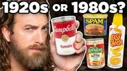 100 Years of Iconic Foods Taste Test still