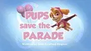 Pups Save the Parade still