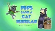 Pups Save a Cat Burglar still