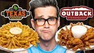 Texas Roadhouse vs. Outback Steakhouse Taste Test | FOOD FEUDS still