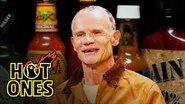 Flea Is Red Hot While Eating Spicy Wings still