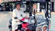 The busking stage of 'Ruri Bogum' still