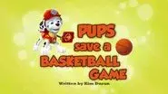 Pups Save a Basketball Game still