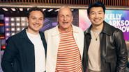 Simu Lui, Woody Harrelson, Finn Cole, Brenda Song still