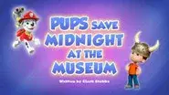 Pups Save Midnight at the Museum still