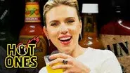 Scarlett Johansson Tries to Not Spoil Avengers While Eating Spicy Wings still