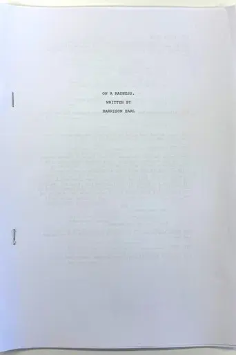 on a madness. poster