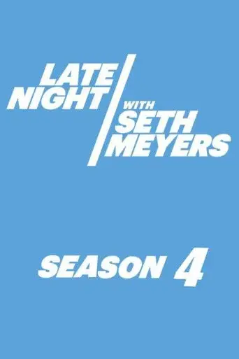 Late Night with Seth Meyers season 4 poster