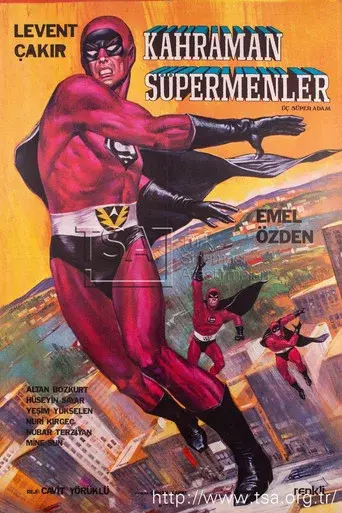 Çılgın Kız ve Üç Süper Adam poster