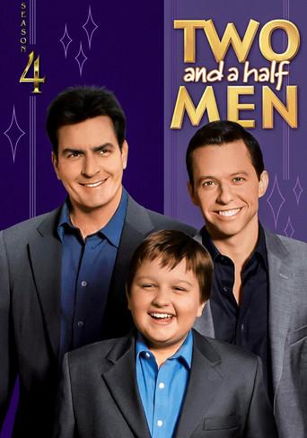 Two and a Half Men season 4 poster