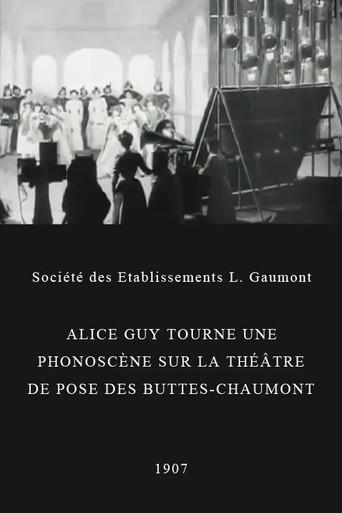 Alice Guy Films a 'Phonoscène' in the Studio at Buttes-Chaumont, Paris poster