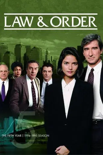 Law & Order season 5 poster