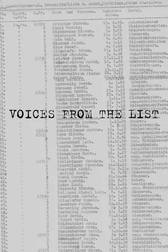 Voices from the List poster