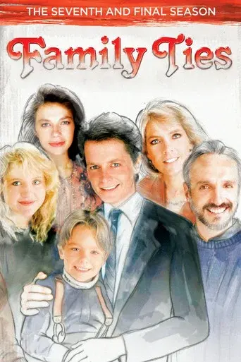Family Ties season 7 poster