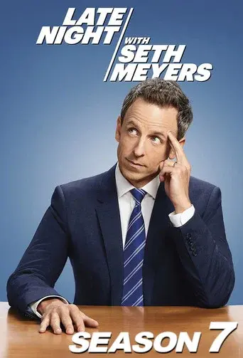Late Night with Seth Meyers season 7 poster