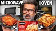 Microwave vs. Oven Taste Test still