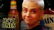 Cara Delevingne Shows Her Hot Sauce Balls While Eating Spicy Wings still