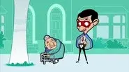 Superhero Bean still