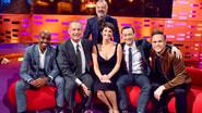 Tom Hanks, Gemma Arterton, Joseph Gordon-Levitt, Mo Farah, Olly Murs still