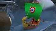 Bottle Boat Bon Voyage still