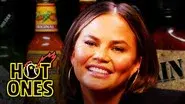 Chrissy Teigen Gets Drunk on Spicy Wings still