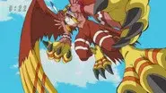 The Crimson Wings Garudamon still