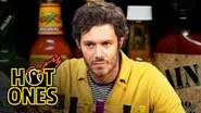 Adam Brody Surfs Through the Pain While Eating Spicy Wings still