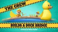 The Crew Builds a Duck Bridge still