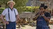 John C. Reilly's Funky Cabin Makeover still