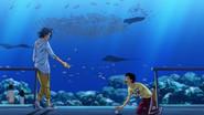 At the Aquarium in May still
