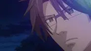 Out of breath, taking off his glasses, losing his self-control. still