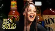Tessa Thompson Feels Alive While Eating Spicy Wings still