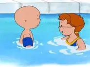 Caillou Learns to Swim still