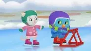 Katerina and O Go Ice Skating still