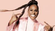 Issa Rae with Justin Bieber still