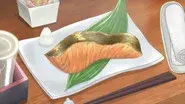1st Night: Fried Salted Salmon still