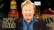 Conan O'Brien Needs a Doctor While Eating Spicy Wings still