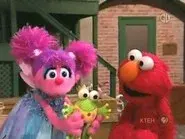 Elmo Shows Abby How to Pretend still